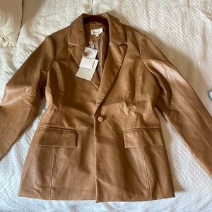 Bohme Carmel - cognac blazer // brand new // never worn